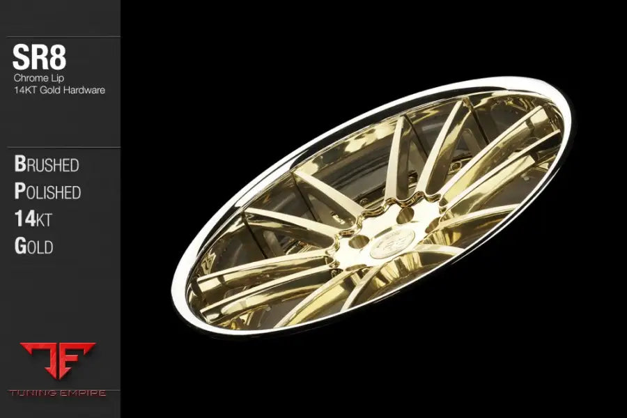 AVANT GARDE AG SR8 - BRUSHED POLISHED 14KT GOLD