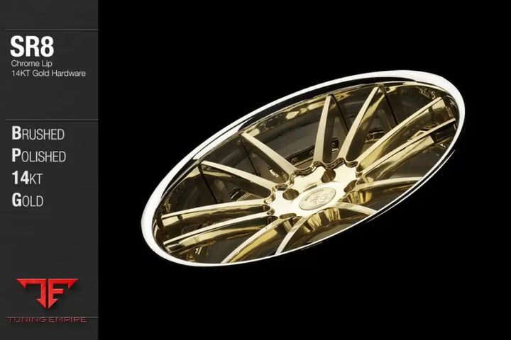 AVANT GARDE AG SR8 - BRUSHED POLISHED 14KT GOLD