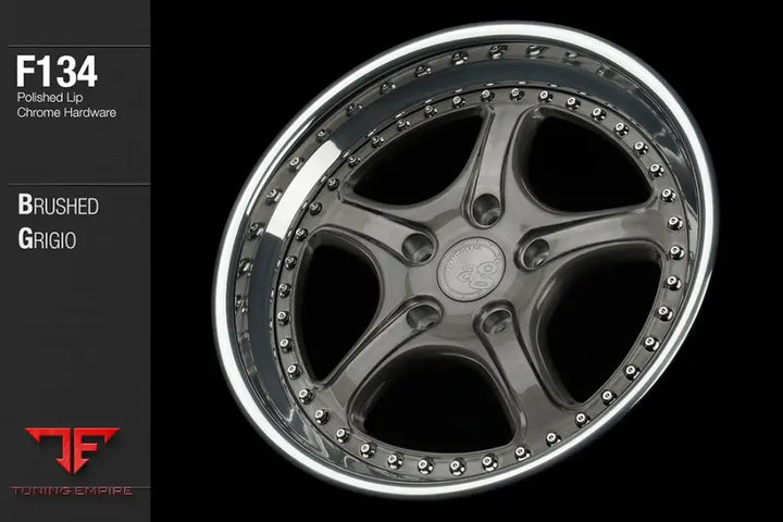 AVANT GARDE AG SR8 - BRUSHED POLISHED 14KT GOLD