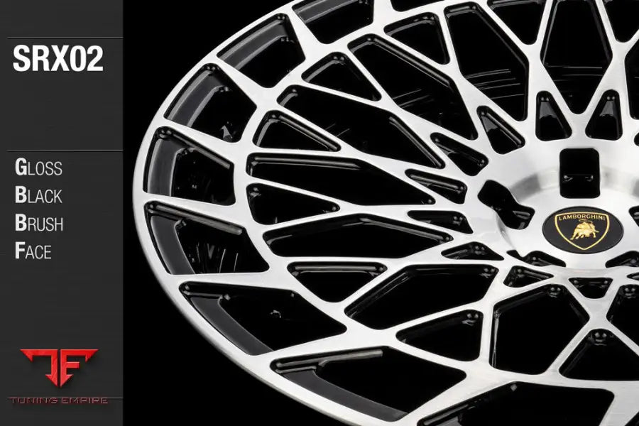 AVANT GARDE AG SRX02 - GLOSS BLACK BRUSHED FACE