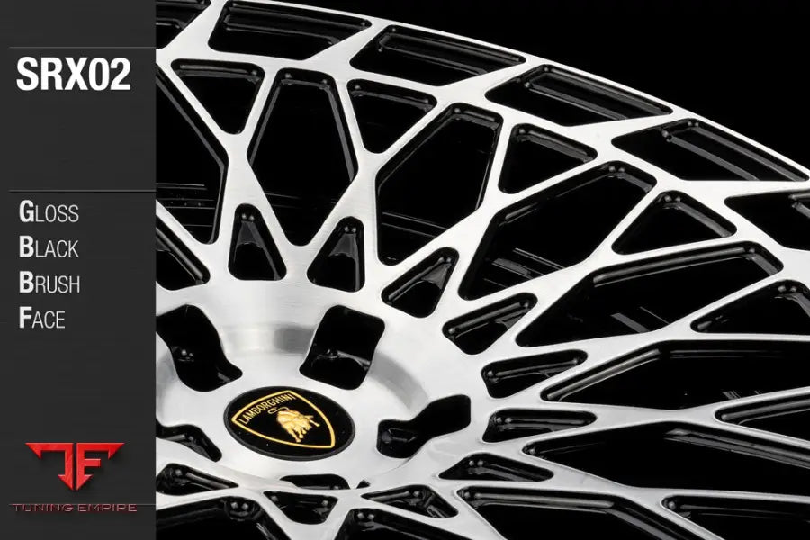 AVANT GARDE AG SRX02 - GLOSS BLACK BRUSHED FACE