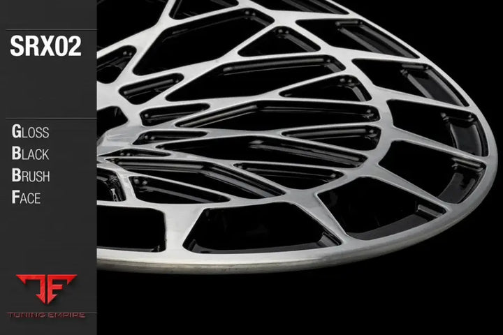 AVANT GARDE AG SRX02 - GLOSS BLACK BRUSHED FACE