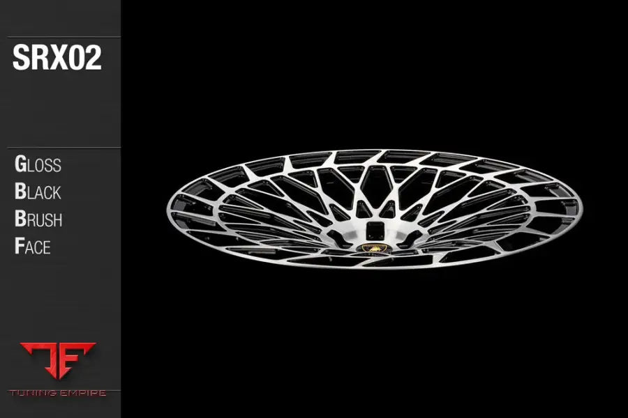 AVANT GARDE AG SRX02 - GLOSS BLACK BRUSHED FACE