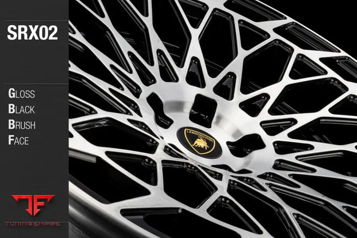 AVANT GARDE AG SRX02 - GLOSS BLACK BRUSHED FACE