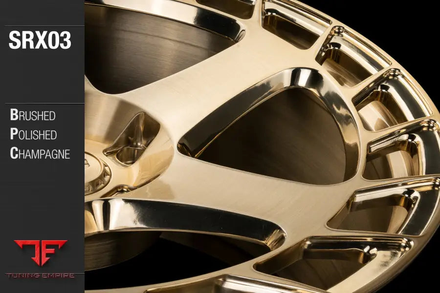 AVANT GARDE AG SRX03 - BRUSHED POLISHED CHAMPAGNE