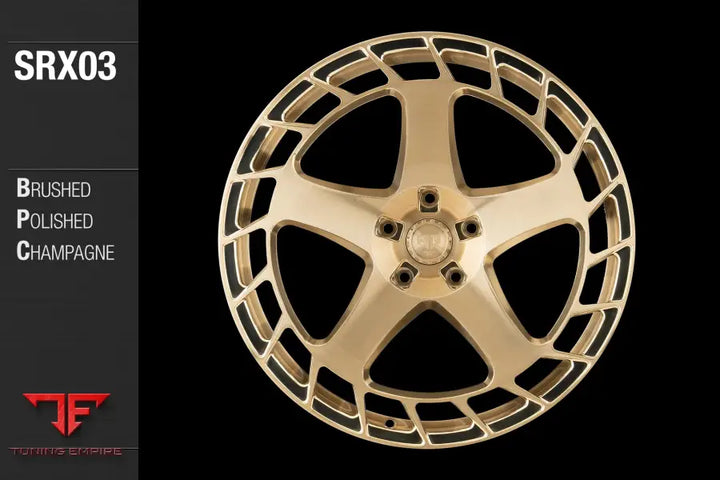 AVANT GARDE AG SRX03 - BRUSHED POLISHED CHAMPAGNE