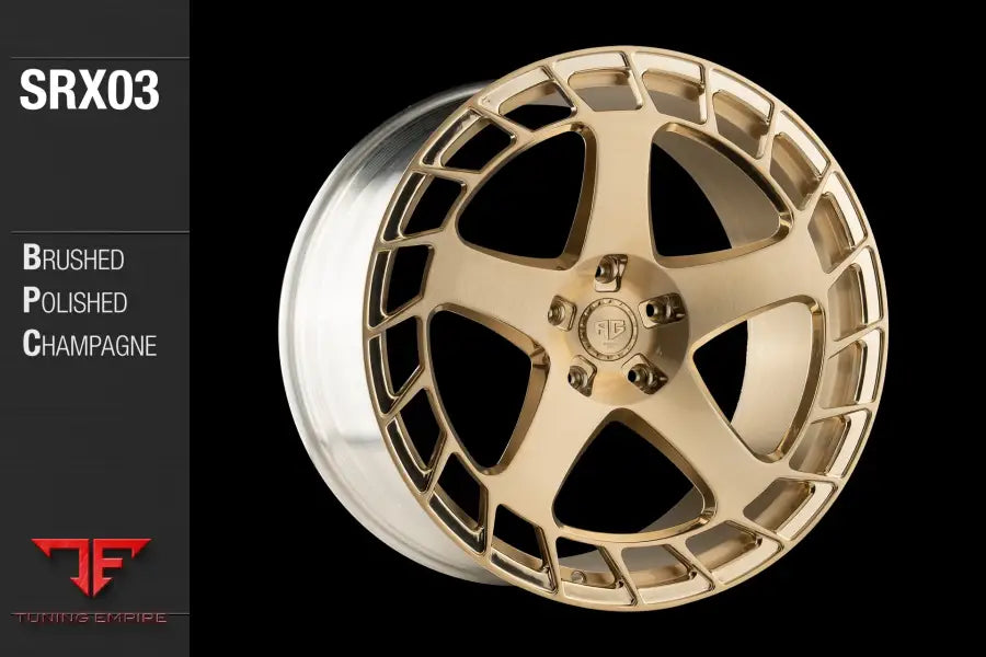 AVANT GARDE AG SRX03 - BRUSHED POLISHED CHAMPAGNE