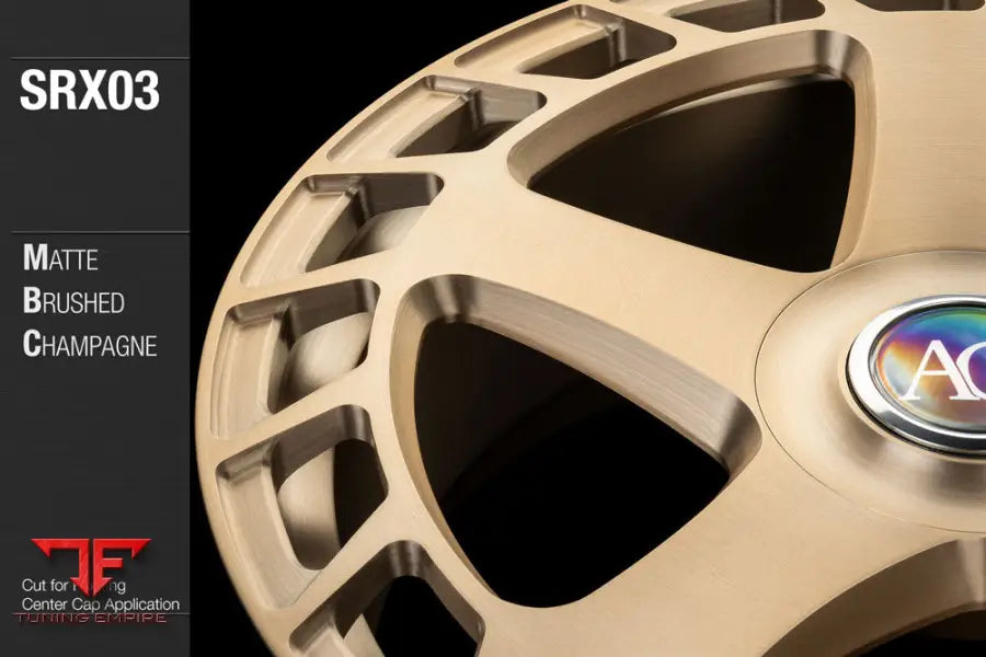 AVANT GARDE AG SRX03 - MATTE BRUSHED CHAMPAGNE