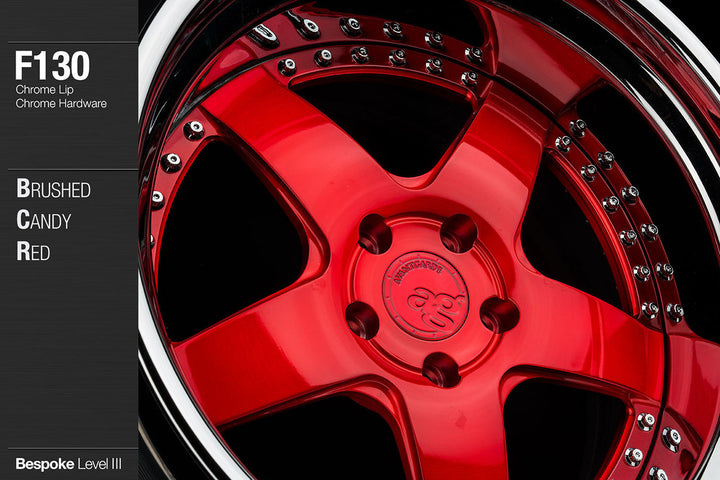 AVANT GARDE AG F130 - BRUSHED CANDY APPLE RED