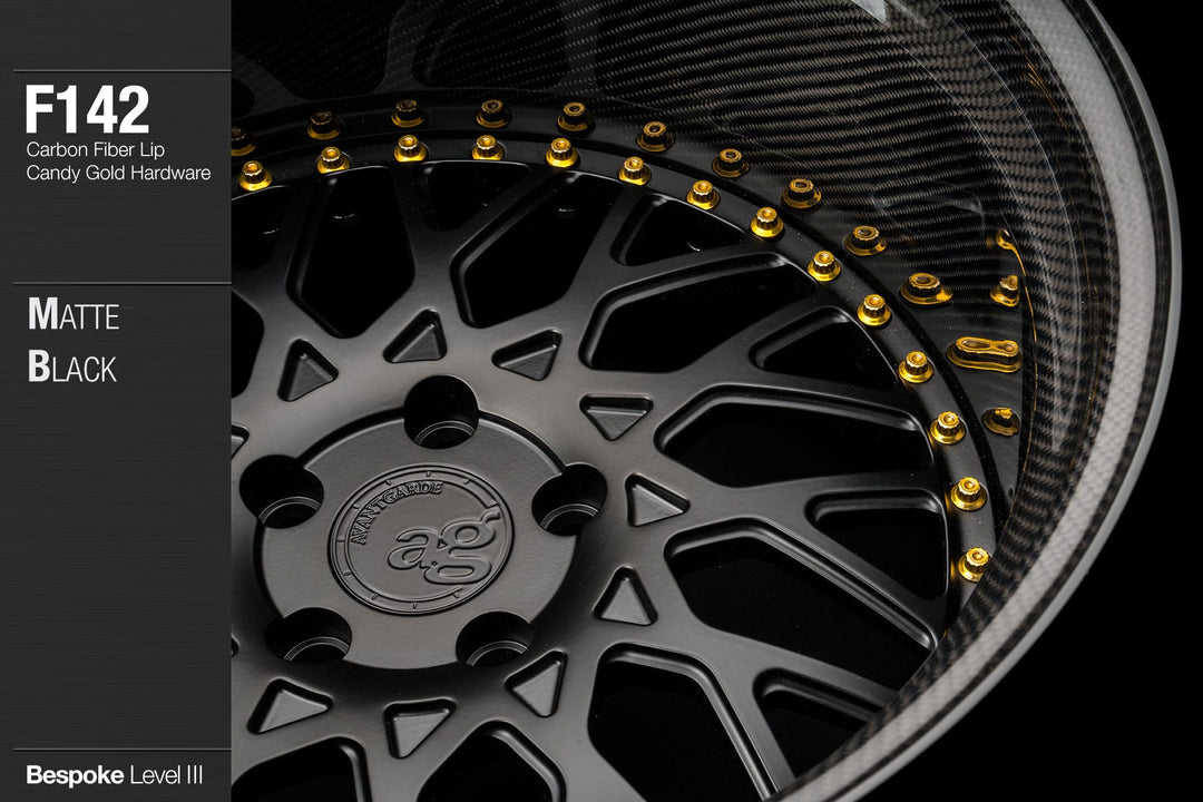 AVANT GARDE AG F142 - MATTE BLACK