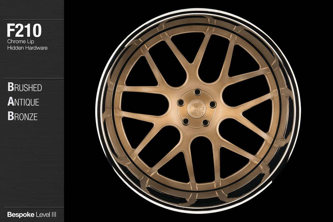 AVANT GARDE AG F210 - MATTE BRUSHED ANTIQUE BRONZE