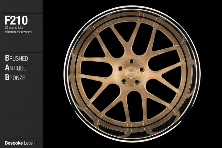 AVANT GARDE AG F210 - MATTE BRUSHED ANTIQUE BRONZE