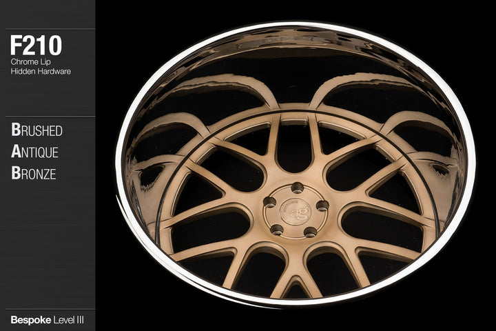 AVANT GARDE AG F210 - MATTE BRUSHED ANTIQUE BRONZE