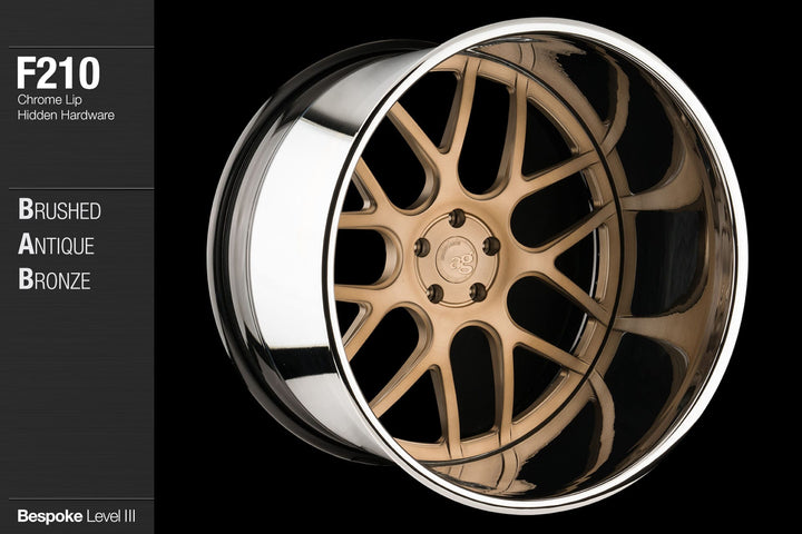 AVANT GARDE AG F210 - MATTE BRUSHED ANTIQUE BRONZE