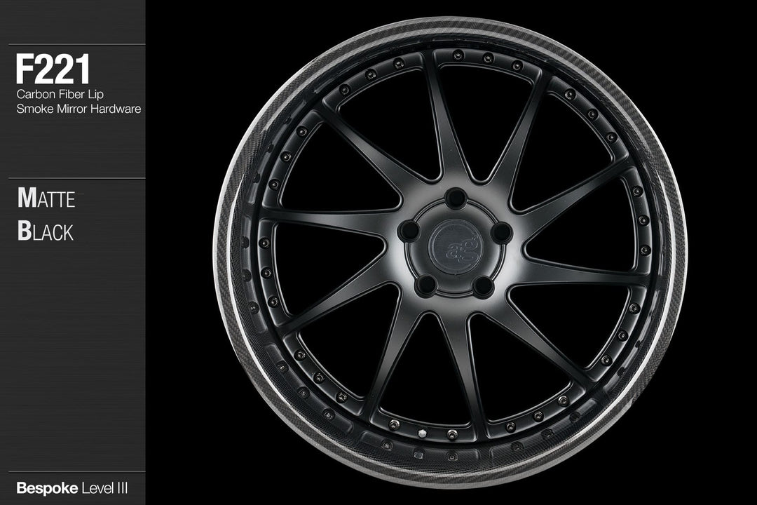 AVANT GARDE AG F221 - MATTE BLACK