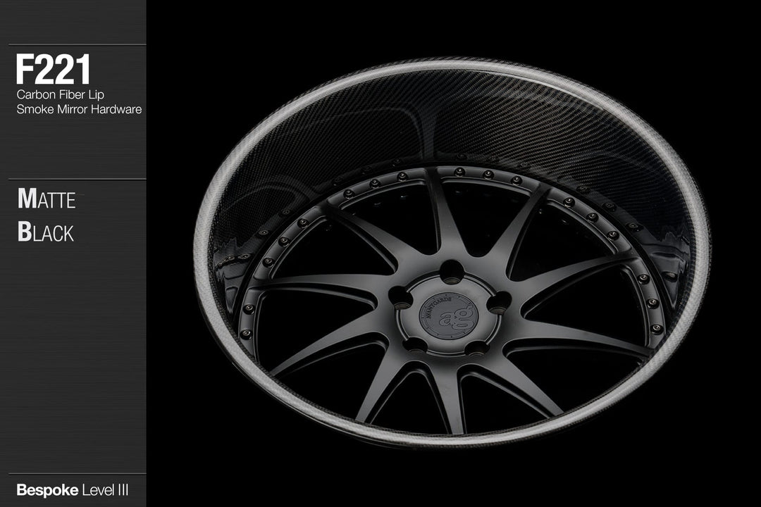 AVANT GARDE AG F221 - MATTE BLACK