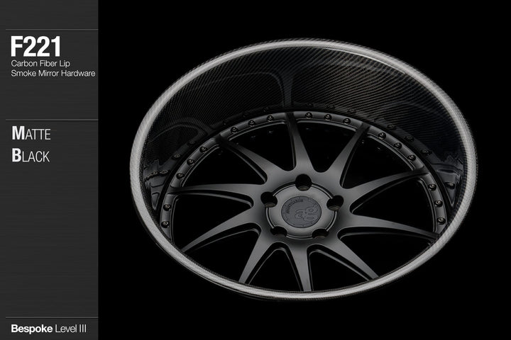 AVANT GARDE AG F221 - MATTE BLACK