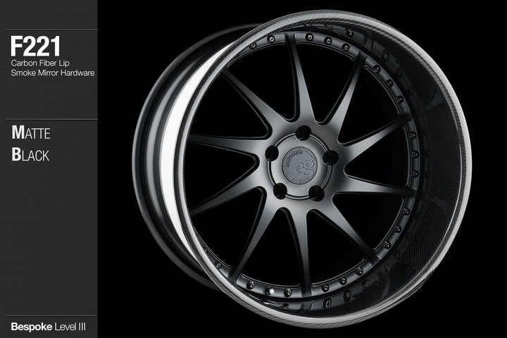 AVANT GARDE AG F221 - MATTE BLACK