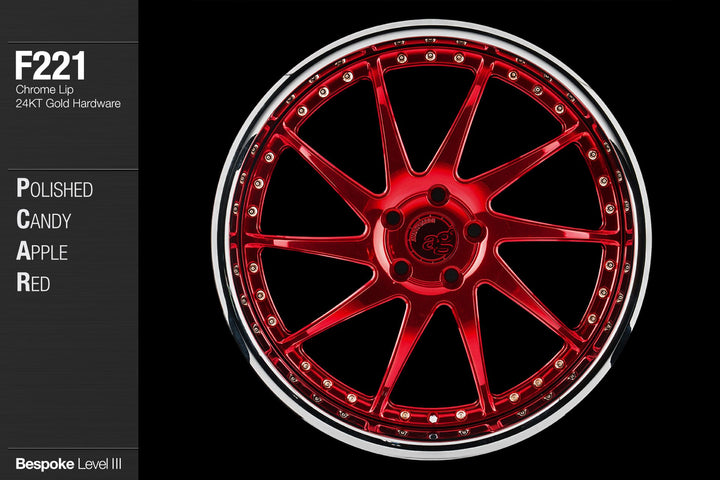 AVANT GARDE AG F221 - POLISHED CANDY APPLE RED