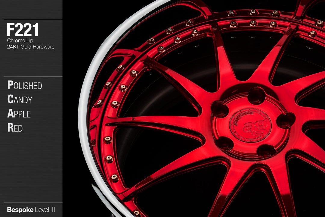 AVANT GARDE AG F221 - POLISHED CANDY APPLE RED