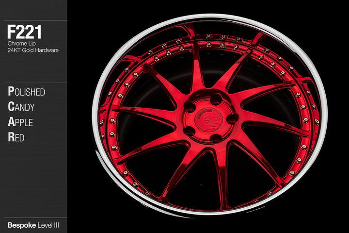 AVANT GARDE AG F221 - POLISHED CANDY APPLE RED