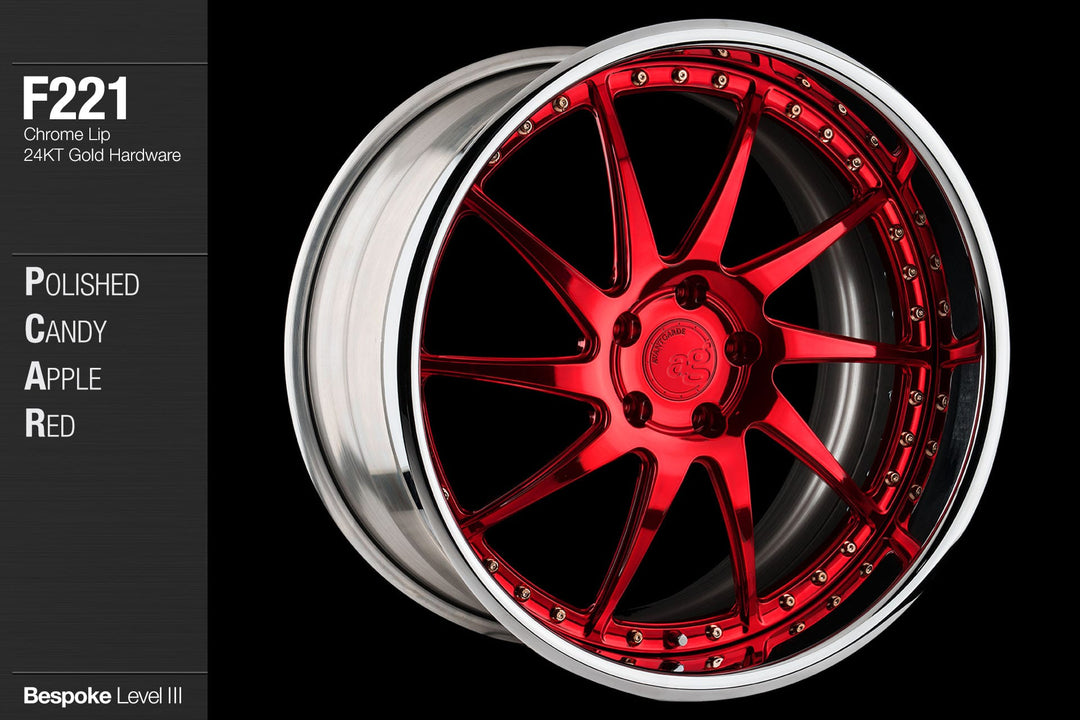 AVANT GARDE AG F221 - POLISHED CANDY APPLE RED