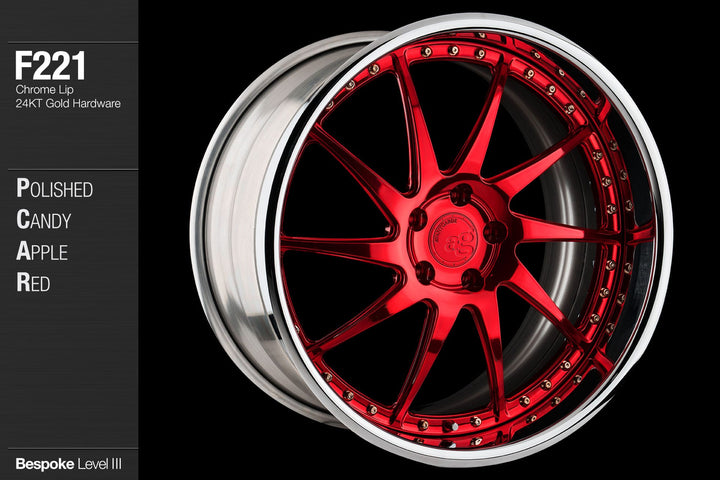 AVANT GARDE AG F221 - POLISHED CANDY APPLE RED