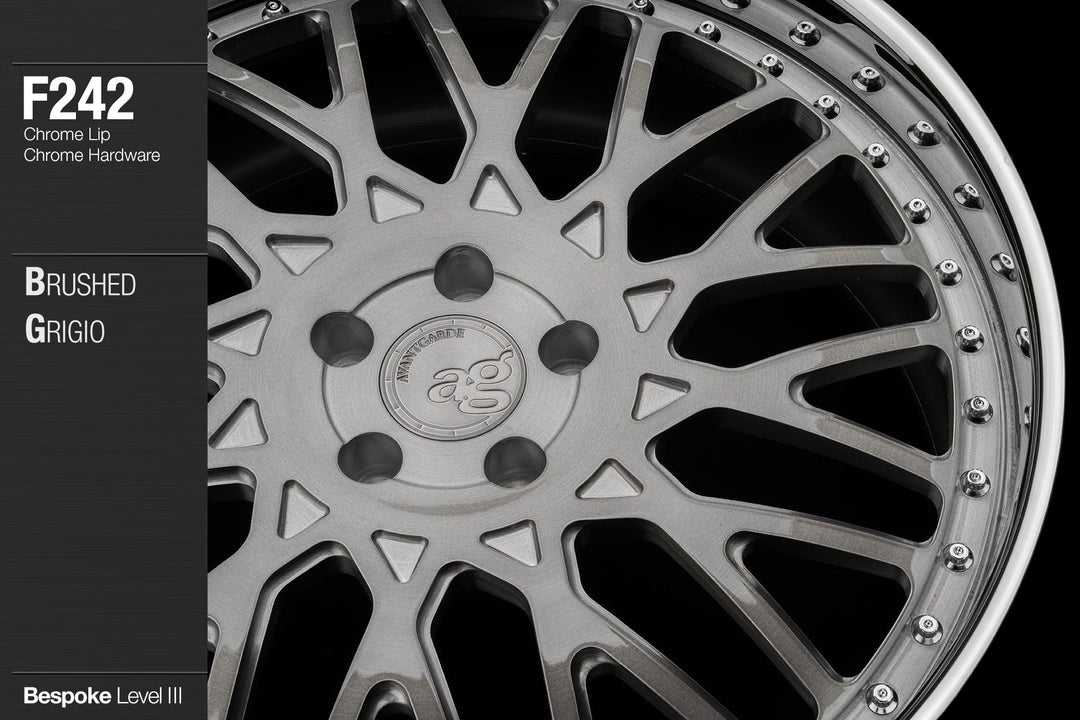 AVANT GARDE AG F242 - BRUSHED GRIGIO