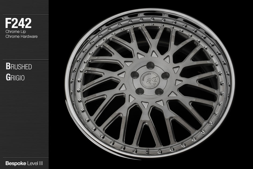 AVANT GARDE AG F242 - BRUSHED GRIGIO