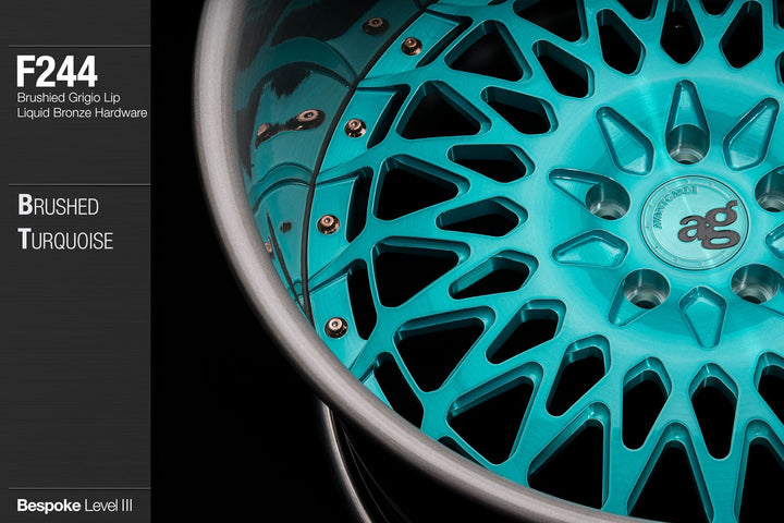 AVANT GARDE AG F244 - BRUSHED TURQUOISE