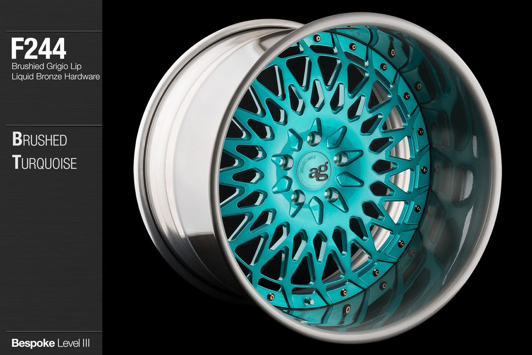 AVANT GARDE AG F244 - BRUSHED TURQUOISE