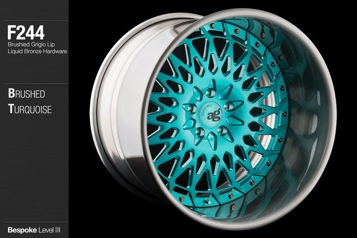 AVANT GARDE AG F244 - BRUSHED TURQUOISE