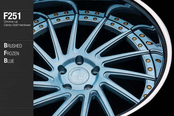 AVANT GARDE AG F251 - BRUSHED FROZEN BLUE