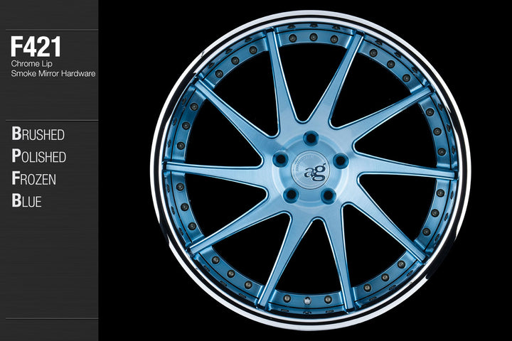 AVANT GARDE AG F421 - BRUSHED FROZEN BLUE