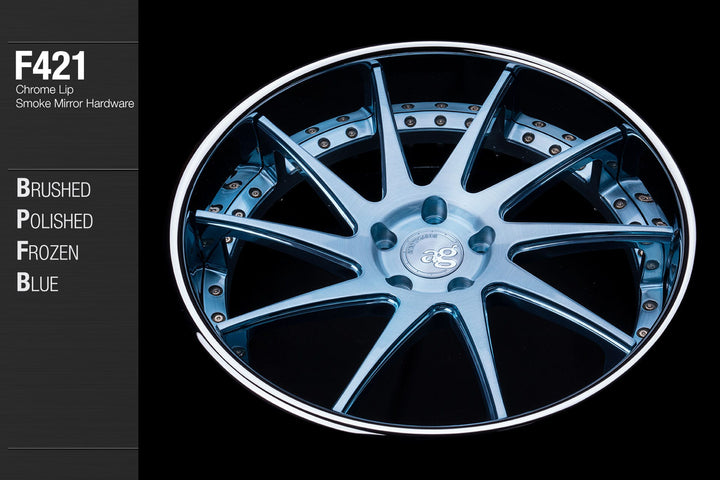 AVANT GARDE AG F421 - BRUSHED FROZEN BLUE