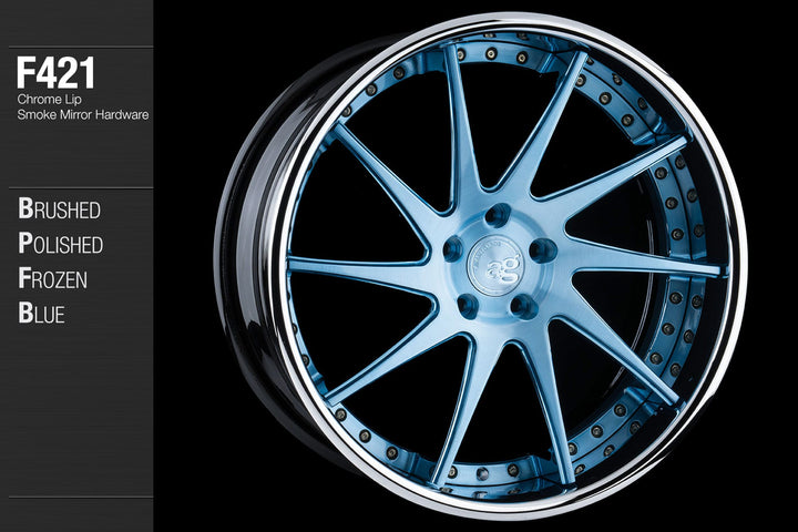 AVANT GARDE AG F421 - BRUSHED FROZEN BLUE