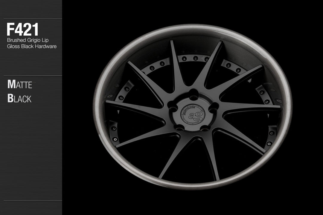 AVANT GARDE AG F421 - MATTE BLACK