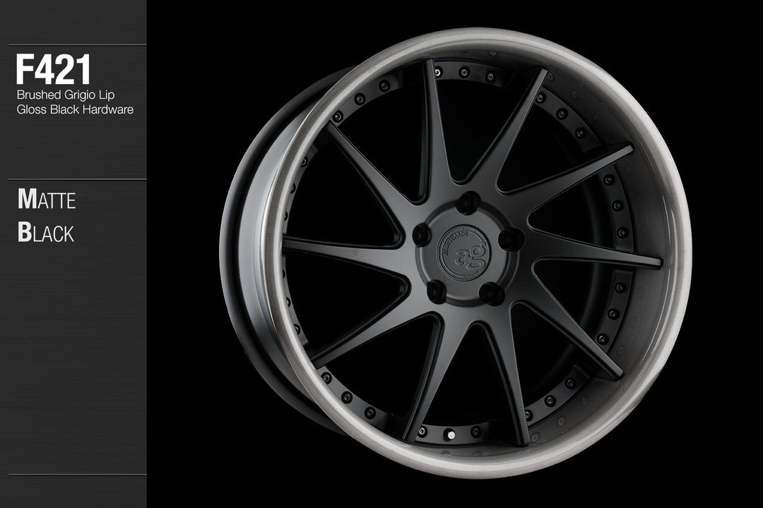 AVANT GARDE AG F421 - MATTE BLACK
