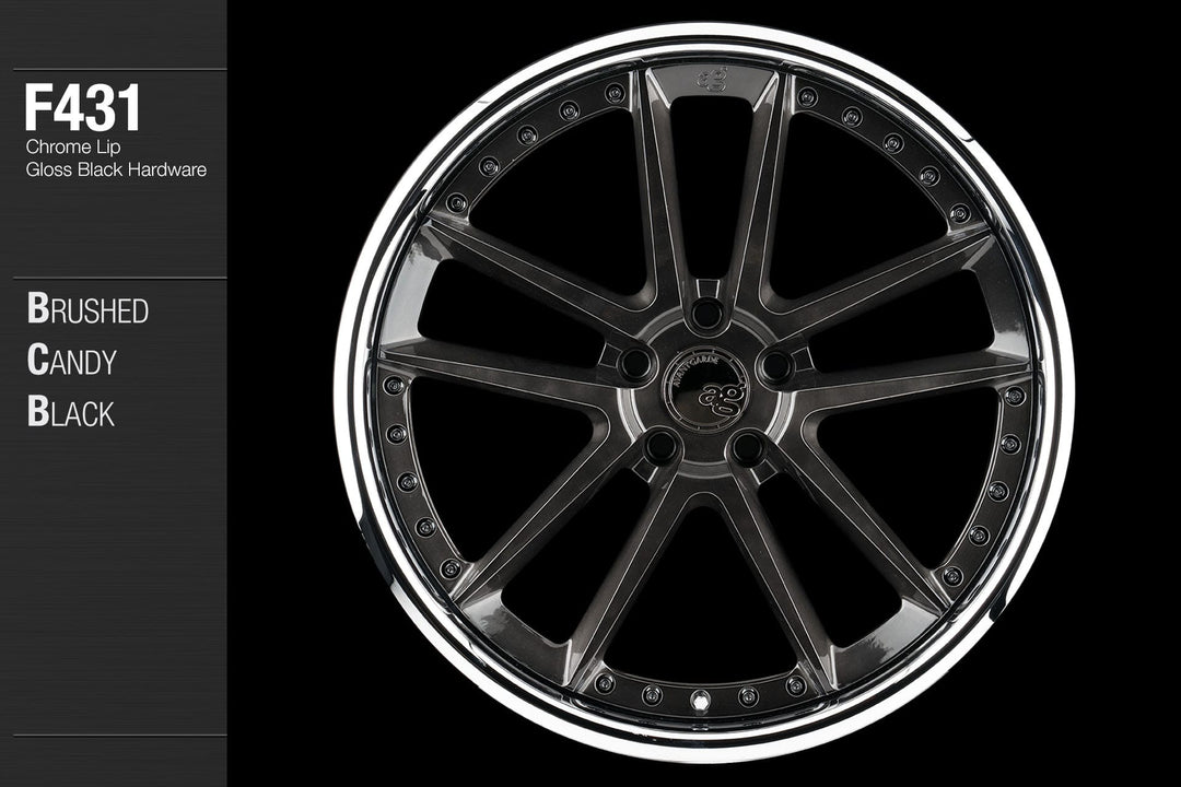 AVANT GARDE AG F431 - BRUSHED CANDY BLACK