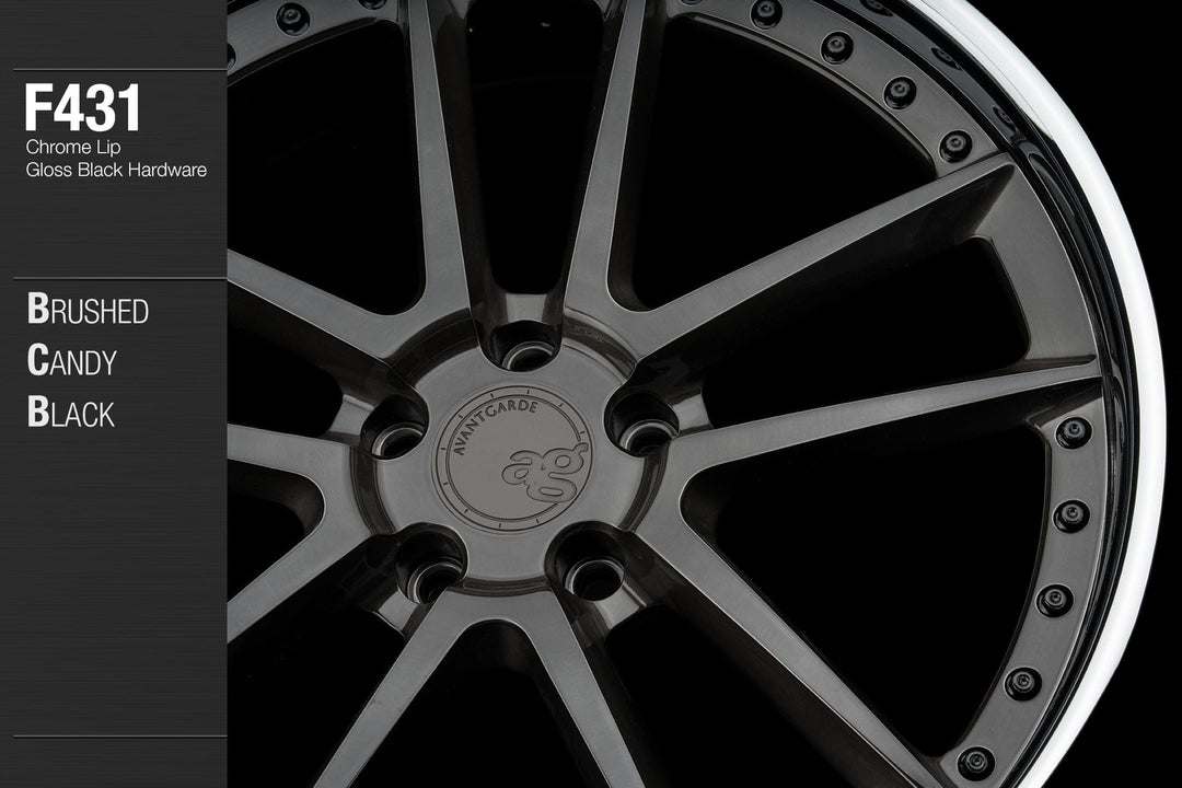 AVANT GARDE AG F431 - BRUSHED CANDY BLACK