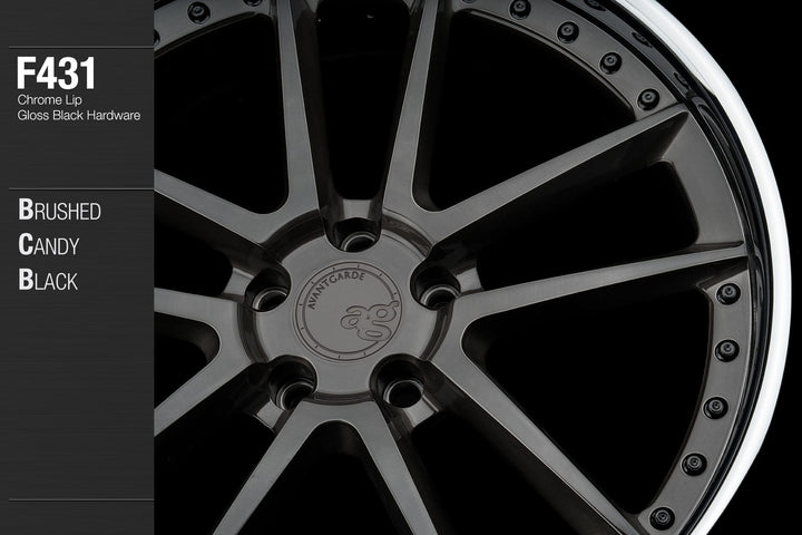 AVANT GARDE AG F431 - BRUSHED CANDY BLACK