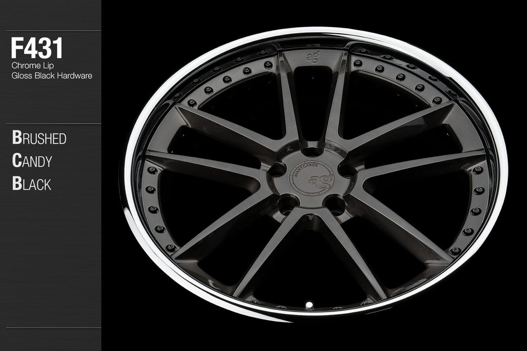 AVANT GARDE AG F431 - BRUSHED CANDY BLACK