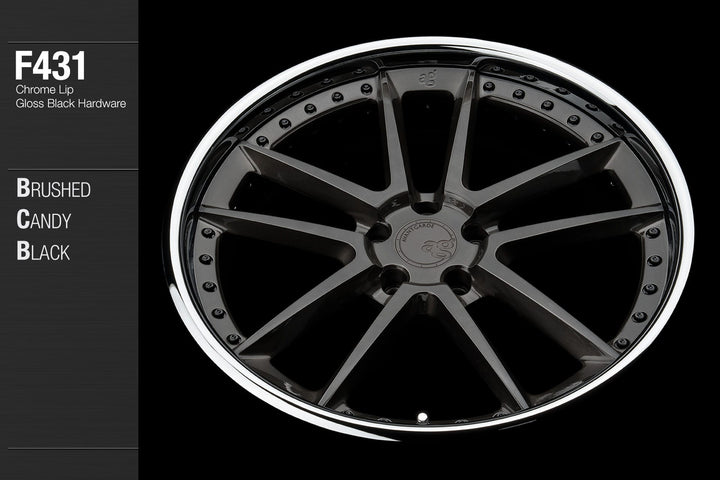 AVANT GARDE AG F431 - BRUSHED CANDY BLACK