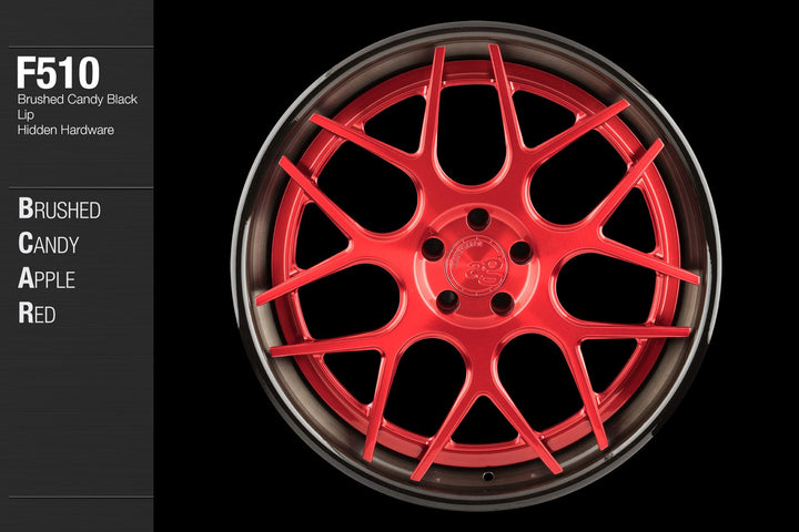 AVANT GARDE AG F510 - BRUSHED CANDY APPLE RED