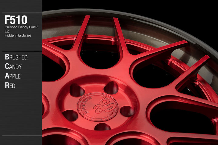 AVANT GARDE AG F510 - BRUSHED CANDY APPLE RED