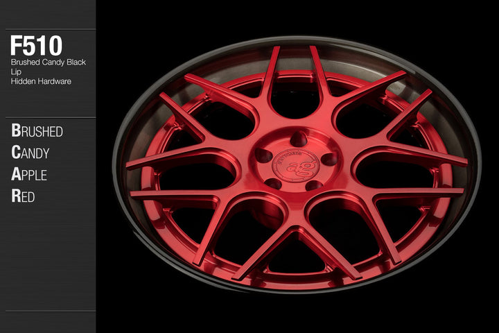 AVANT GARDE AG F510 - BRUSHED CANDY APPLE RED