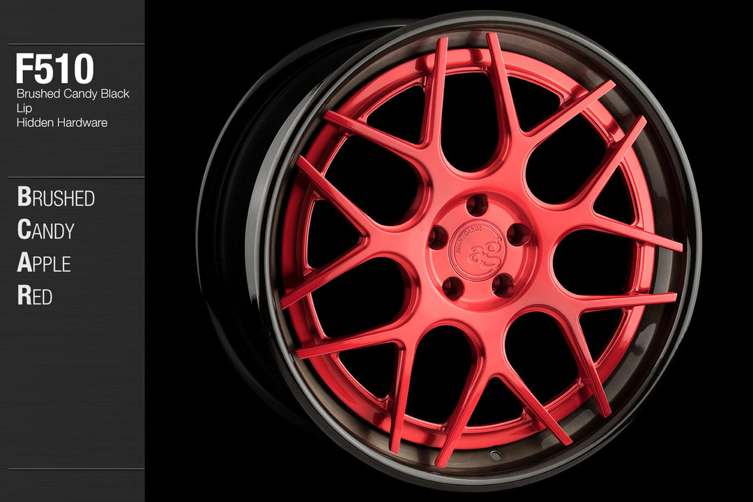 AVANT GARDE AG F510 - BRUSHED CANDY APPLE RED
