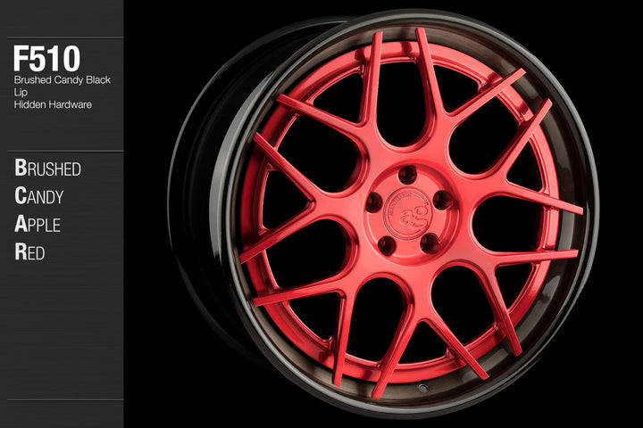 AVANT GARDE AG F510 - BRUSHED CANDY APPLE RED