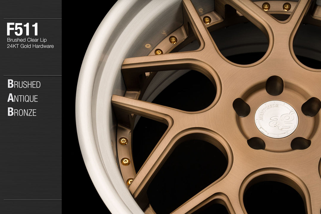 AVANT GARDE AG F511 - MATTE BRUSHED ANTIQUE BRONZE