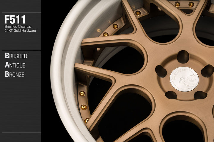 AVANT GARDE AG F511 - MATTE BRUSHED ANTIQUE BRONZE